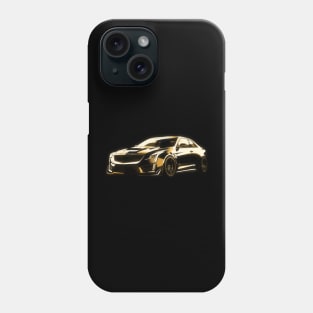 Cadillac CT5-V Blackwing glowing silhouette Phone Case