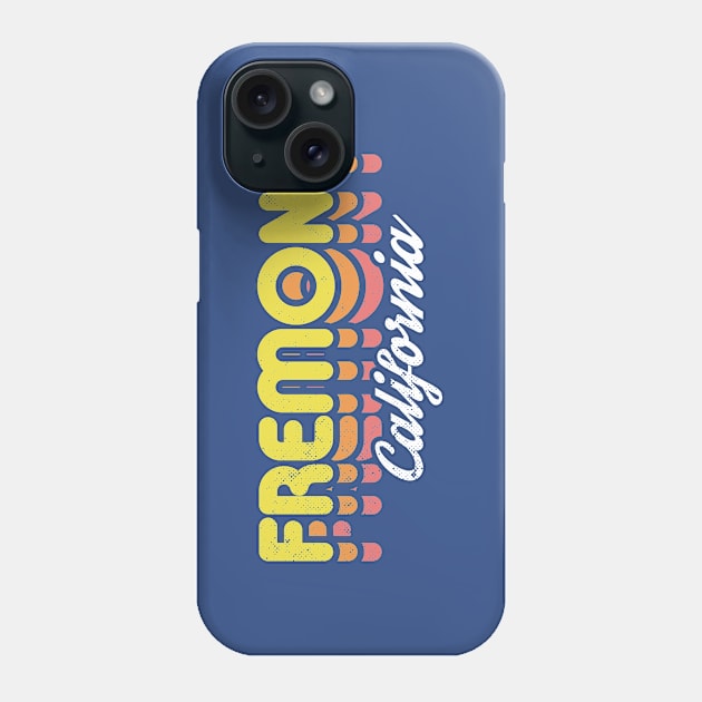 Retro Fremont California Phone Case by rojakdesigns