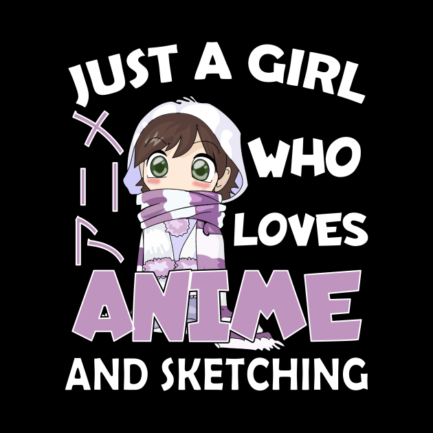 Just a Girl Who Loves anime and sketching by Boba Art Store