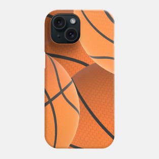 Abstract Basketballs Pattern for Fans and Players Phone Case