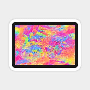 Colourful Random abstract background pattern Magnet