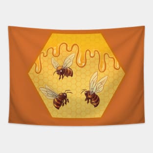 Honey and Bees 1 Tapestry