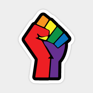 BLM Pride Rainbow Magnet