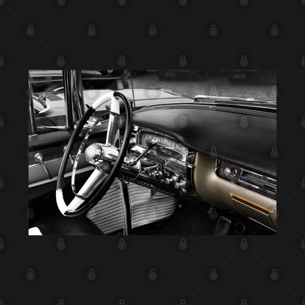 1954 cadillac, cockpit detail by hottehue