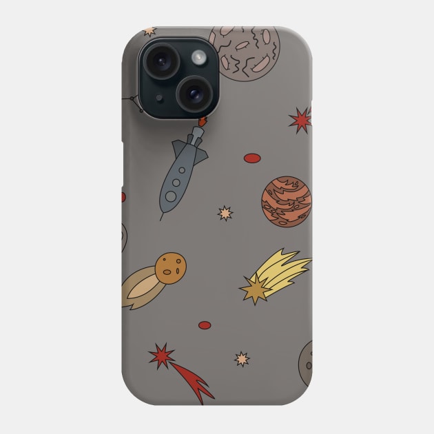 Universe Pattern Phone Case by Make It Simple