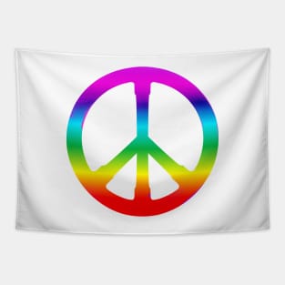 lgbt Peace Symbol Tapestry