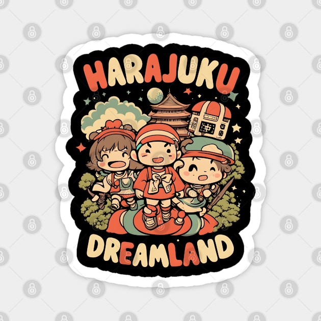 Harajuku Dreamland Magnet by Ravenglow