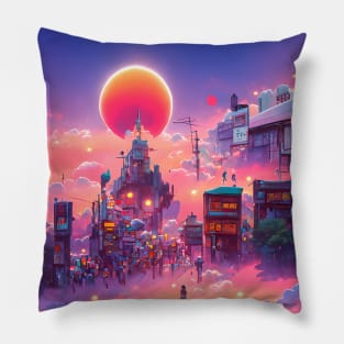 Dreamy Skies Wonderland with Hopeful Sunshine Pillow