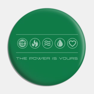 The Power is Yours! Captain Planet Pin