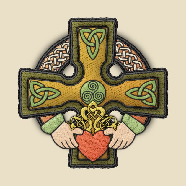 Claddagh Celtic Cross by jephwho