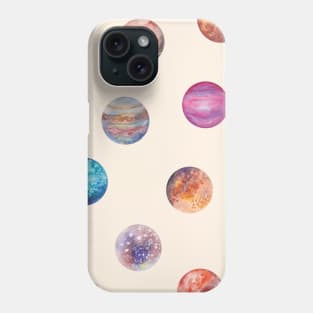 Cute naive simple Planet patterns Phone Case