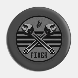 Vintage Fixer Sign Pin