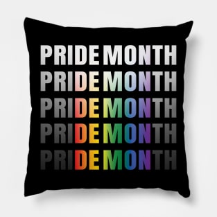 Pride Month Demon LGBT Gay Pride Month Transgender Lesbian Pillow