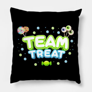 Team Treat Costume for  Trick or Treaters Pillow