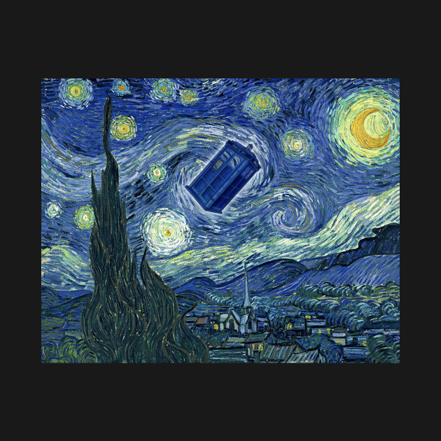 Doctor Who Starry Night Cinema T Shirt Teepublic