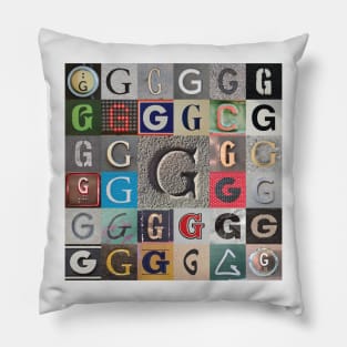 Nick's Type Art: G Pillow