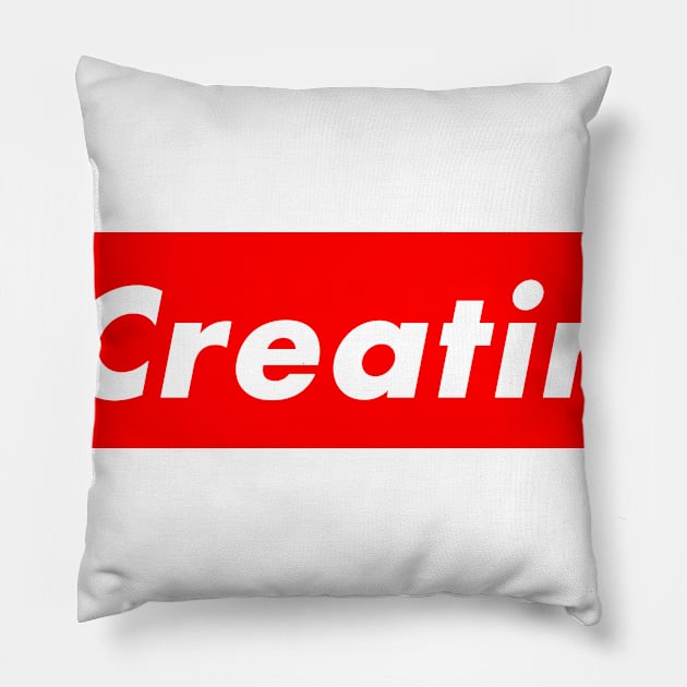 #Creatine Pillow by PrintHub