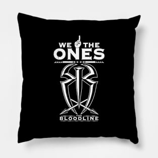 the bloodline logo roman reigns Pillow