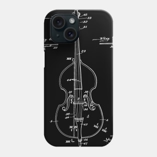 Violin Vintage Patent Hand Drawing Phone Case