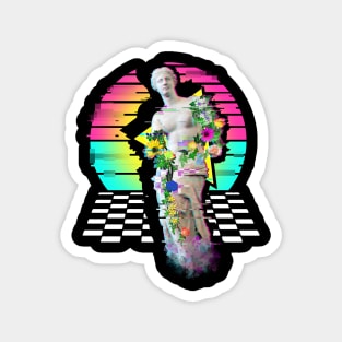 Vaporwave Venus de Milo Magnet