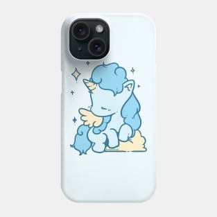 Soft Unicorn (Cerulean Blue) Phone Case