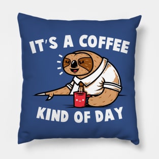 Coffee Sloth Pillow