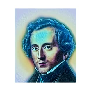 Felix Mendelssohn Portrait | Felix Mendelssohn Artwork 5 T-Shirt