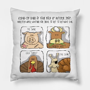 Vegan-friendly Vigilantes Pillow