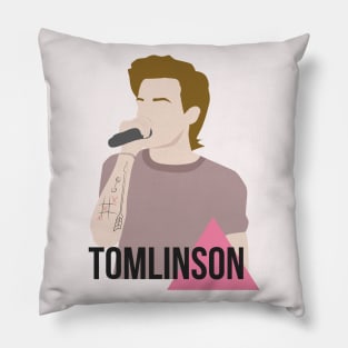 Louis Tomlinson Pink Triangle Pillow