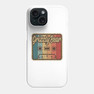 Grizzly Bear Vintage Cassette Phone Case