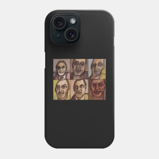 Six Colins Self-Portrait Abstract Phone Case
