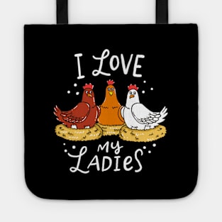 Chicken Chicks Eggs Farmer Tote