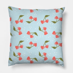 Love Summer Cherries Pillow