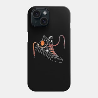 Leo high tops - Space laces Phone Case