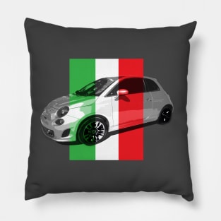 Fiat with Italia Flag Pillow