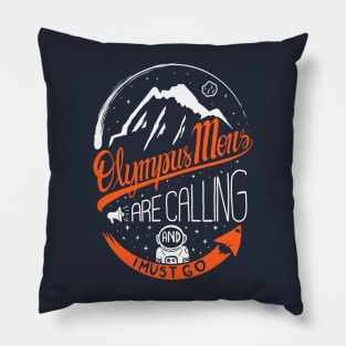 Olympus Mons Are Calling - Explore Mars Pillow