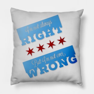 Chi-town talk Pillow