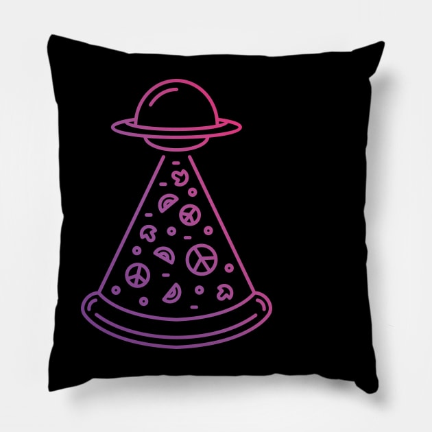 Outta this World Pizza Pillow by RainbowAndJackson