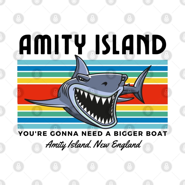 Amity Island Shark Bite by Teessential