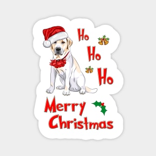 Ho Ho Ho Merry Christmas Labrador! For Labrador Retriever Dog Lovers! Magnet