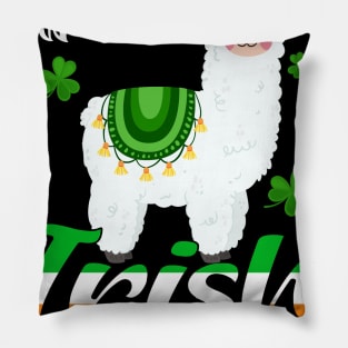 A Wee Bit Irish Today Llama St Patrick's Day Pillow