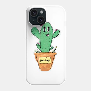 Cute cactus - fee hugs Phone Case