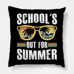 School's Out For Summer Pillow