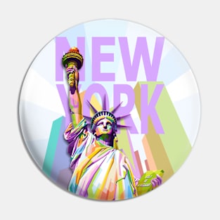 Liberty NYC Pin