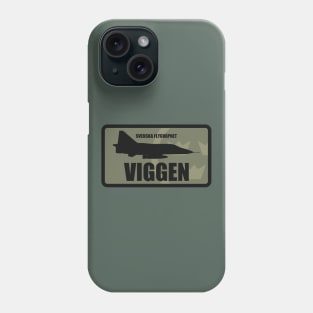 Swedish Air Force Viggen Patch (subdued) Phone Case