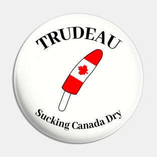 trudeau lollipop Pin