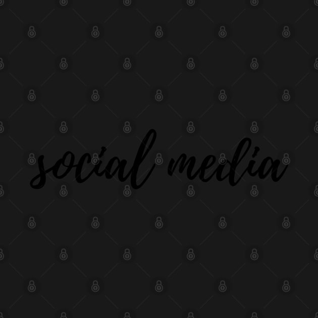 Social Media Binder Label by stickersbyjori