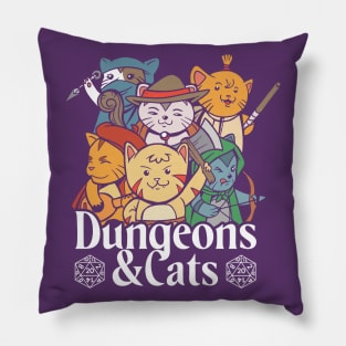 Dungeons & Cats Pillow