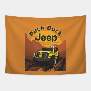 Duck Duck Jeep Tapestry