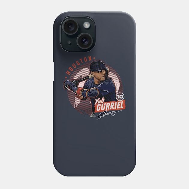 Yuli Gurriel Houston Dots Phone Case by danlintonpro